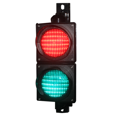 JUTAI JD112HF-C 100mm লাল এবং সবুজ LED ট্রাফিক লাইট পার্কিং বাধা গেট এবং অ্যাক্সেস কন্ট্রোল জন্য IP65 সুরক্ষা সঙ্গে
