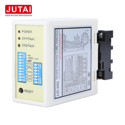 LD-200 LD-202 ডুয়াল চ্যানেল ভেহিকেল লুপ ডিটেক্টর পার্কিং ব্যারিয়ার এবং দিক সনাক্তকরণের জন্য এসি ডিসি সংস্করণ