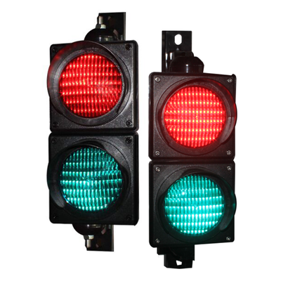 JD112HF-C ১০০মিমি লাল সবুজ এলইডি ট্র্যাফিক সিগন্যাল লাইট ওএসআরএএম হাই পাওয়ার এলইডি, ফ্রেনেল লেন্স এবং আইপি৬৫ সহ পার্কিং ব্যারিয়ার গেট এবং যানবাহন প্রবেশ নিয়ন্ত্রণের জন্য