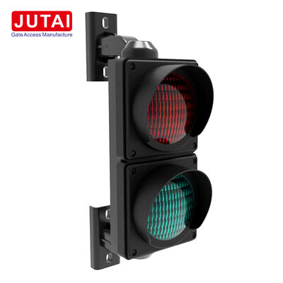 JD112HF-C ১০০মিমি লাল সবুজ LED ট্র্যাফিক সিগন্যাল লাইট OSRAM হাই পাওয়ার LED, ফ্রেনেল লেন্স এবং IP65 সহ পার্কিং ব্যারিয়ার গেট এবং যানবাহন অ্যাক্সেস নিয়ন্ত্রণের জন্য