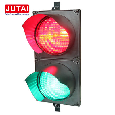 JD112HF-C ১০০মিমি লাল সবুজ LED ট্র্যাফিক সিগন্যাল লাইট OSRAM হাই পাওয়ার LED, ফ্রেনেল লেন্স এবং IP65 সহ পার্কিং ব্যারিয়ার গেট, যানবাহন প্রবেশদ্বার এবং অ্যাক্সেস কন্ট্রোল সিস্টেমের জন্য