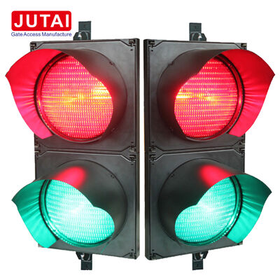 JD112HF-C ১০০মিমি লাল সবুজ LED ট্র্যাফিক সিগন্যাল লাইট OSRAM হাই পাওয়ার LED, ফ্রেনেল লেন্স এবং IP65 সহ পার্কিং ব্যারিয়ার গেট এবং যানবাহন অ্যাক্সেস নিয়ন্ত্রণের জন্য