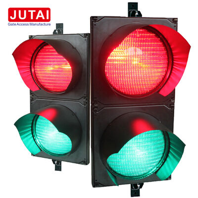 JD112HF-C 100মিমি লাল সবুজ LED ট্র্যাফিক সিগন্যাল লাইট OSRAM হাই পাওয়ার LED এবং ফ্রেনেল লেন্স সহ, IP65 পার্কিং ব্যারিয়ার গেট ট্র্যাফিক লাইট যানবাহন প্রবেশ এবং অ্যাক্সেস নিয়ন্ত্রণের জন্য