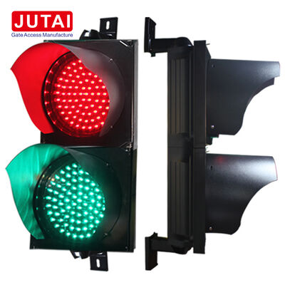 JD112HF-C ১০০মিমি লাল সবুজ LED ট্র্যাফিক সিগন্যাল লাইট OSRAM হাই পাওয়ার LED, ফ্রেনেল লেন্স এবং IP65 সহ পার্কিং ব্যারিয়ার গেট এবং যানবাহন অ্যাক্সেস নিয়ন্ত্রণের জন্য